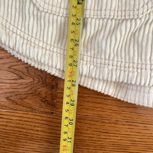 American Eagle Corduroy Shacket Womens XXL Cream Button Up Normcore Casual Cozy - Picture 11 of 11